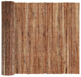 vidaXL Φράχτης από φλοιό δέντρου Καφέ 400 x 125cm Φλοιός