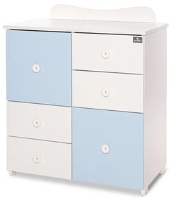 Συρταριέρα-Αλλαξιέρα  White + Baby Blue  83x47x96cm  10170110039A  Lorelli Bertoni