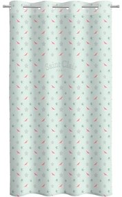 Κουρτίνα Παιδική Soft-Touch Rosie V2 Mint Saint Clair 160x240 cm 160x240cm Πολυέστερ