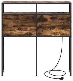 vidaXL Κεφαλάρι Αποθήκης Καπνιστή δρυς 75 cm Επεξεργασμένο ξύλο
