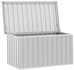vidaXL Μπαούλο Αποθήκευσης Κήπου Γκρι 129 x 67 x 65 εκ.