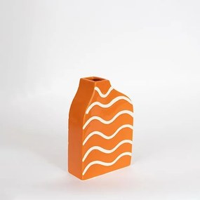 ΒΑΖΟ ΚΕΡΑΜΙΚΟ ΠΟΡΤΟΚΑΛΙ 15x6x23cm|752-20213