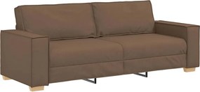 vidaXL 3-Θέσιος καναπές Καφέ 220 cm ύφασμα