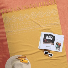 Πετσέτα Θαλάσσης - Παρεό (90x170) Nef-Nef Homeware Greyson Yellow