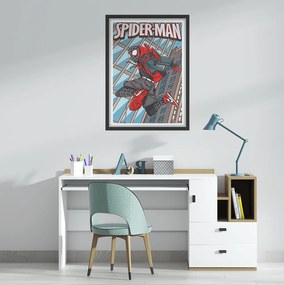 Πόστερ &amp; Κάδρο Spiderman in Red Jordan Air SNK272 30x40cm Εκτύπωση Πόστερ (χωρίς κάδρο)