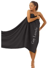 Πετσέτα Θαλάσσης Oceano Black Guy Laroche Beach 100% Cotton