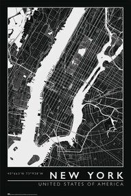 Αφίσα New York - City Map