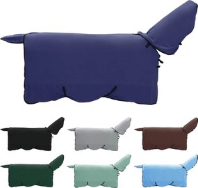 vidaXL Σαμάρι Ίππου Σκούρο μπλε Πολυεστέρας