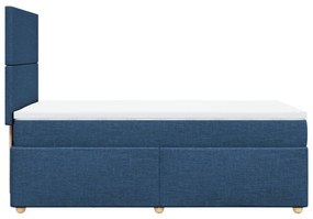 ΚΡΕΒΑΤΙ BOXSPRING ΜΕ ΣΤΡΩΜΑ ΜΠΛΕ 100 X 200 ΕΚ. ΥΦΑΣΜΑΤΙΝΟ 3291190