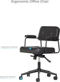 Office Chair Jupi 60 - Black Black