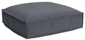 vidaXL Μαξιλάρι Ανθρακί 50 x 50 x 12 cm Ύφασμα Όξφορντ