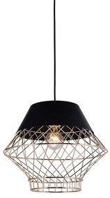 Φωτιστικό Κρεμαστο Aca OD8070BK MADONNA Μαύρο Ματ (Black Mat)
