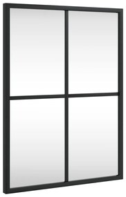 Καθρέφτης Ορθογώνιος Μαύρος 30 x 40 εκ. από Σίδερο - Μαύρο
