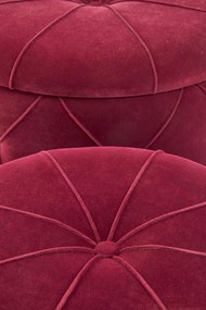 POLLY set of two stools, color: dark red DIOMMI V-CH-POLLY-PUFA-BORDOWY