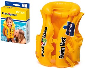 Φουσκωτό γιλέκο κολύμβησης Ιntex Pool School Deluxe - Για παιδιά 3-6 ετών