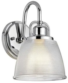 Απλίκα Φωτιστικό Μπάνιου 1xG9 IP44 Dublin Elstead Lighting-QZ-DUBLIN1-PC-Χρώμιο QZ-DUBLIN1-PC
