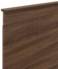 vidaXL Κεφαλάρι με κεφαλάρι Καφέ δρυς 80 cm Επεξεργασμένο ξύλο