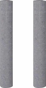 vidaXL Αντιολισθητικά Φλις Βαφής 2 τεμ. 10 μ. 280 γρ./μ² Γκρι