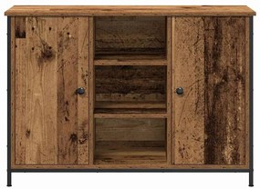 vidaXL Πλαϊνό γραφείο Παλαιό ξύλο 100 x 35 x 70 εκ. Επεξεργασμένο ξύλο