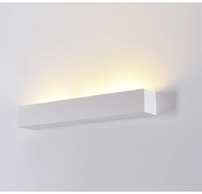 Adeleq Απλίκα Γύψινη Ορθογώνια Ντουί 3xG9 Max 25W 51x8x8cm Λευκό 21-11030