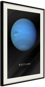 Αφίσα - The Solar System: Neptun - 30x45 - Μαύρο - Με πασπαρτού