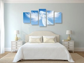 Εικόνα 5 μερών ενός αγγέλου στα σύννεφα - 100x50