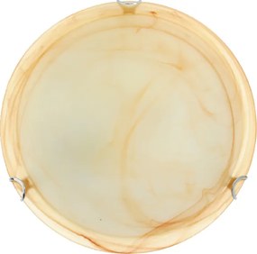 Φωτιστικό Πλαφονιέρα Aca Albatre XD01400Y Honey