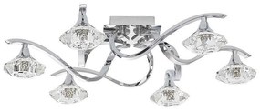 Φωτιστικό Οροφής Tesalli VI 4653 Chrome Nowodvorski Metal, Glass