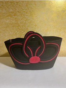 Stewehome Τσάντα παραλίας από πλεκτή ψάθα 40x10 cm