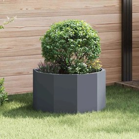 vidaXL Γλάστρα Ανθρακί 60 x 60 x 35 cm Ατσάλι