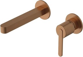 Orabella Marea 10415 Rose Gold PVD - Εντοιχιζόμενη μπαταρία νιπτήρα