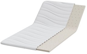 vidaXL Στρώματα Λευκό 90 x 190 cm Πολυεστέρας χωρίς κόλλα
