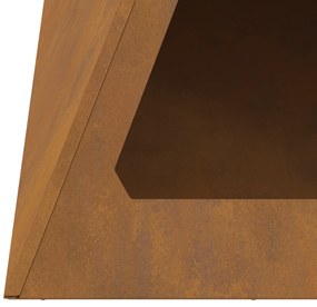 vidaXL Σίγκα Πυρός Πυραμίδα 50x50x51 εκ Ατσάλι ανθεκτικό στην καιρική φθορά