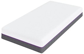 vidaXL Στρώμα Λευκό και Γκρι 80 x 160 cm Pěna