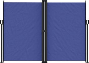 vidaXL Σκίαστρο Πλαϊνό Συρόμενο Μπλε 180 x 600 εκ.