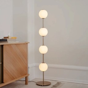 Φωτιστικό Δαπέδου Audrey 2257 Φ15/30x128cm Led 1300lm 29W 2700k Brass-Opal Umage