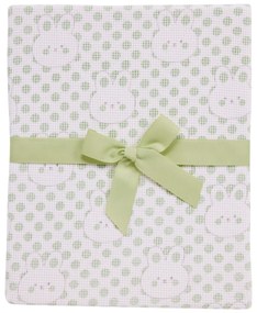 DAS BABY ΚΟΥΒΕΡΤΑ ΠΙΚΕ 75X100 RELAX 4962 MINT
