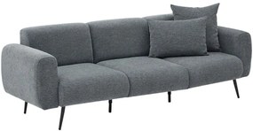 Καναπές Τριθέσιος Side 825BLC2855 235x82x77cm Anthracite