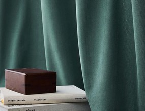 Κουρτίνα Chenille Douceur d'intérieur - 140x260cm - Πετρόλ