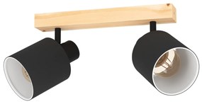 Φωτιστικό Σποτ Eglo 99489 BATALLAS Καφέ (Brown)|Μαύρο Ματ (Black Mat)