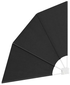 vidaXL Αδιάφανο σκίαστρο μπαλκονιού Ανθρακί 115 x 115 εκ ύφασμα