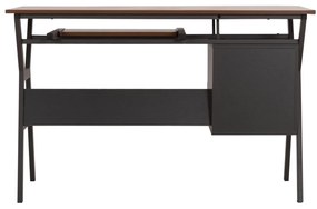 ΓΡΑΦΕΙΟ ΚΑΡΥΔΙ-ΓΚΡΙ ΜΕ ΜΑΤ ΓΚΡΙ ΣΚΕΛΕΤΟ  120X60X76εκ.