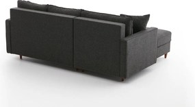 Corner Sofa Eva Left - Anthracite Anthracite