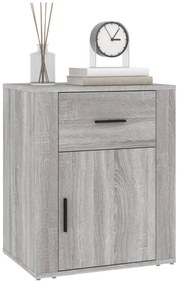 vidaXL Κομοδίνο Γκρι Sonoma 50x36x60 εκ. από Επεξεργασμένο Ξύλο