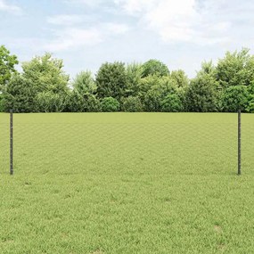 vidaXL Σετ Φράχτη Γκρι 50x2500 εκ. Μέταλλο