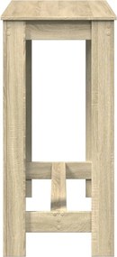 vidaXL Τραπέζι Μπαρ Sonoma Δρυς 102x50x103,5εκ. Επεξεργ. Ξύλο