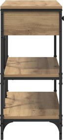 vidaXL Τραπέζι κονσόλας Καφέ 100 x 34,5 x 75 εκ. ξύλο