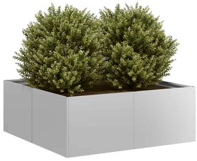 vidaXL Ζαρντινιέρα 80x80x30 εκ. από Γαλβανισμένο Ατσάλι