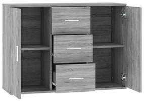 vidaXL Ντουλάπι Γκρι Sonoma 91 x 29,5 x 65 εκ. από Επεξεργασμένο Ξύλο