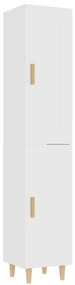 vidaXL Ντουλάπι Λευκό 35 x 34 x 180 εκ. από Επεξεργασμένο Ξύλο